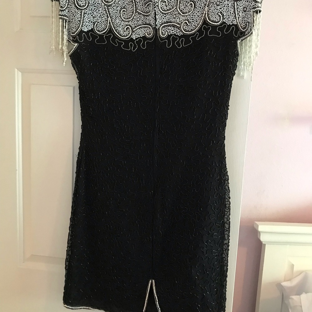 Beaded evening dress